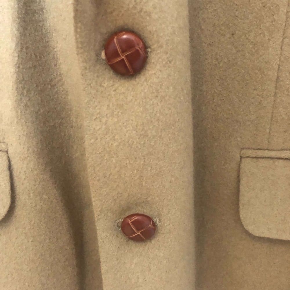 Vintage Moore’s Wool and Camel Hair Tan Blazer Size 44 - Picture 4 of 16